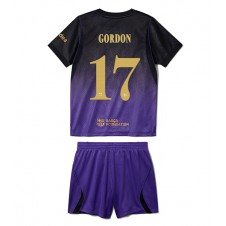Barcelona Anthony Gordon #17 Bortedraktsett Barn 2026-27 Kortermet (+ korte bukser)